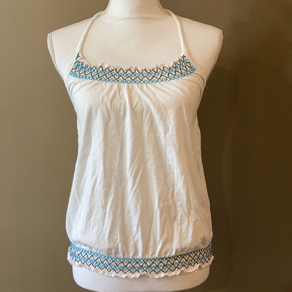 🌿3/$18🌿L.E.I. Halter Top with Beaded Tie Closure
